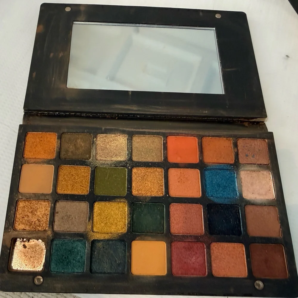 Natasha Denona Metropolis Vibrant Eyeshadow Palette - Blue, Gold, Green, Orange - Picture 2 of 5